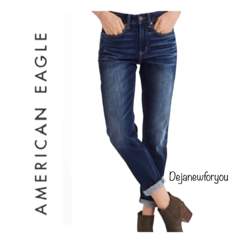 American EagleDark Wash  Tomgirl Jeans Size 0 W26